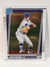 2021 Donruss Optic Baseball Rated Rookie # 92 Josh Fleming RC (Y3)