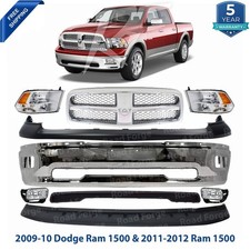 Front Bumper Chrome Grille Kit For 2009-10 Dodge Ram 1500 2011-2012 Ram 1500 Front Bumper Chrome Grille Kit For 2009-10 Dodge Ram 1500 2011-2012 Ram 1500