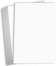 White Cardstock Thick 11x17 Paper - Heavy Weight 100 lb Cover Card Stock 25 P...