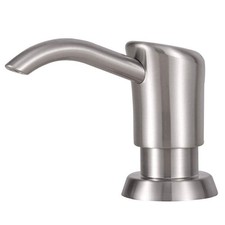 Built in Sink Soap Dispenser or Lotion Dispenser for Kitchen Sink Brushed Nickel