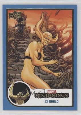 2022 Upper Deck Marvel Beginnings Vol 2 Series 1 Blue Border Ex Nihilo #166 6ki