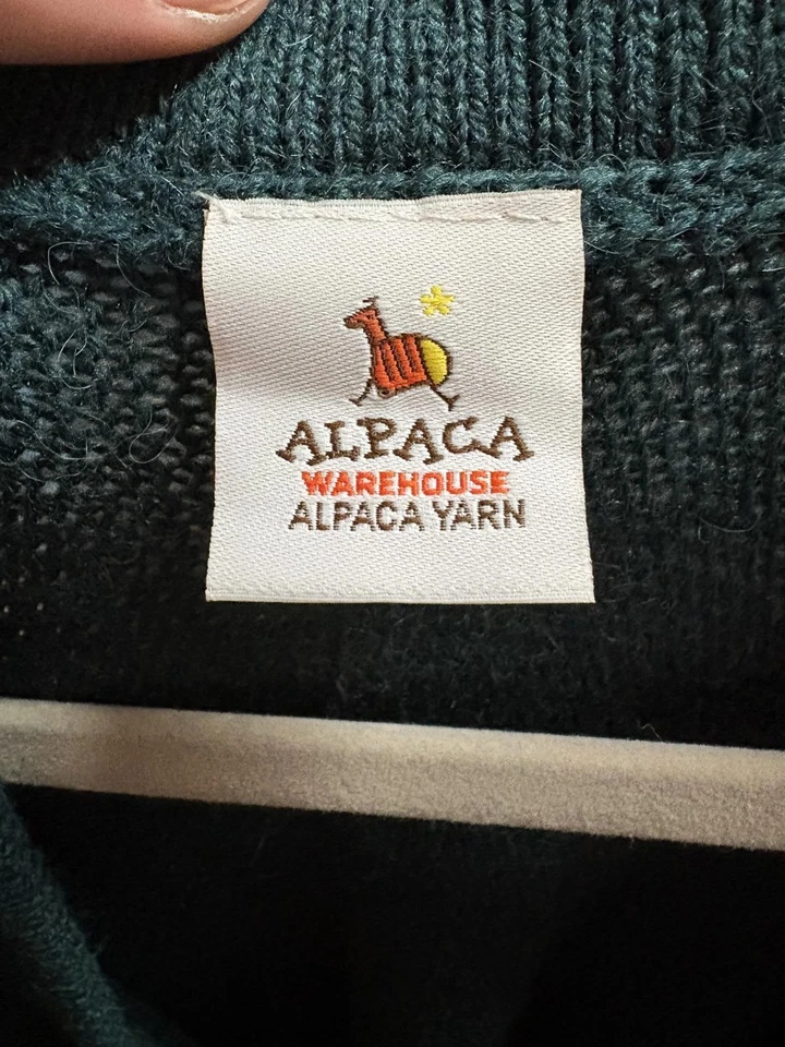 Alpaca Warehouse 100% Alpaca Yarn Poncho - Image 3 of 4