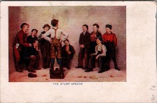 1907 The Stump Speech Postcard Smallpox Quarantine Message Colorado Postmark
