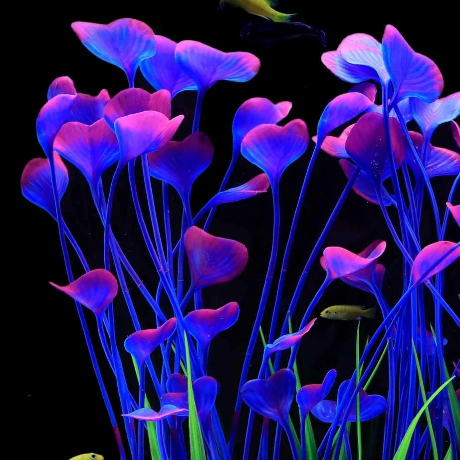 JIH Plastic Plants for Aquarium,Tall Artificial Plants for Fish Tank Decor 15.6 - Image 3 of 4