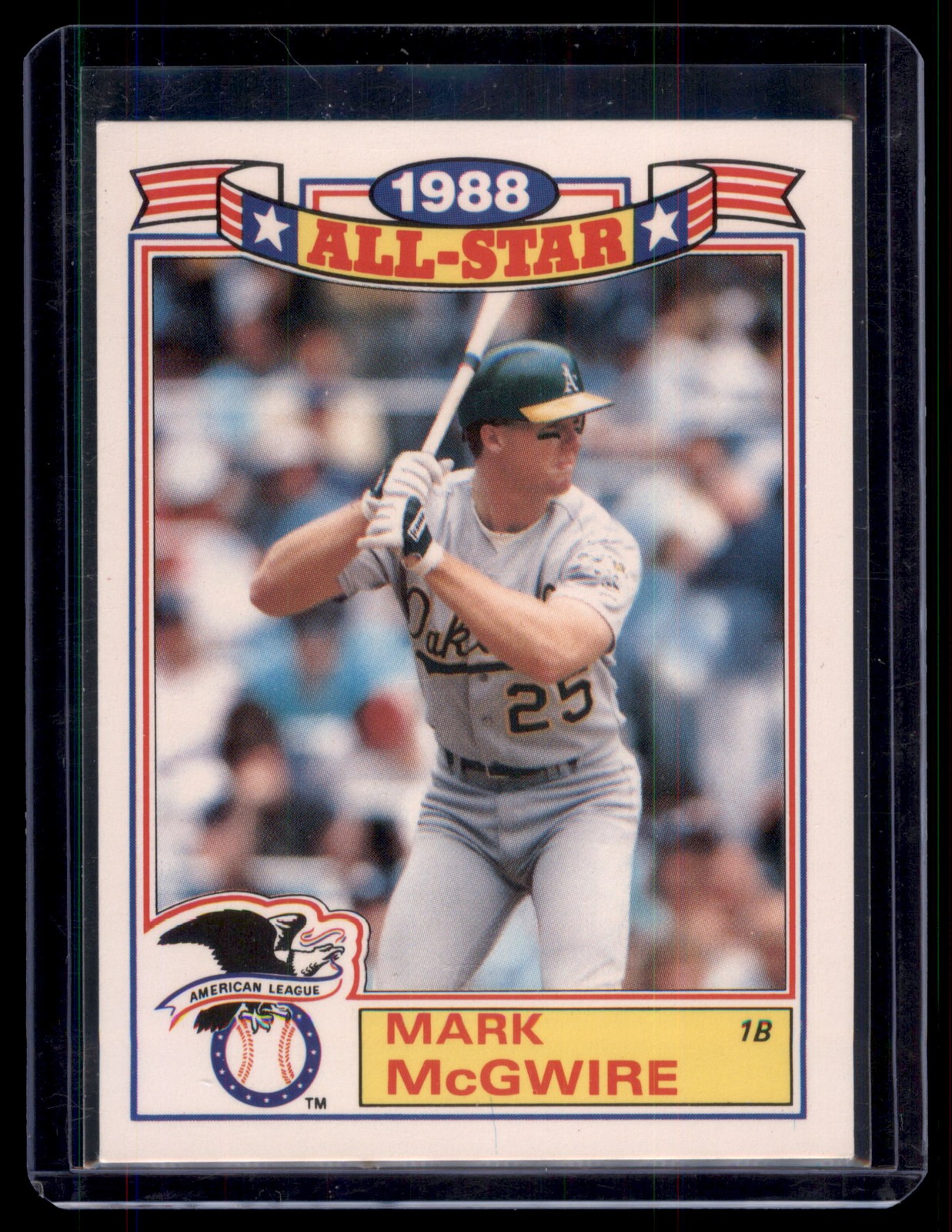1989 Topps #70 Mark McGwire Athletics