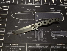 CRKT M16-10KS Pocket Knife Frame Lock Combo Edge Tanto Blade