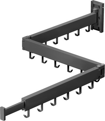 ZdwCyl Clothes Drying Rack,Laundry Drying Rack Wall Mount, Space Saver Clothes