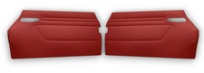 Türpappen Türverkleidungen Bezüge für Mercedes SL R107 W107 rot Türpappen Türverkleidungen Bezüge für Mercedes SL R107 W107 rot