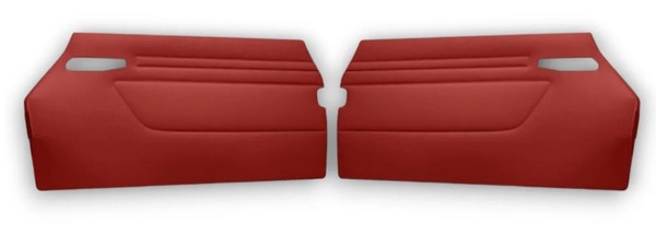 TüRpappen TüRverkleidungen BezüGe FüR Mercedes Sl R107 W107 Rot-image