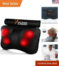 Shiatsu Back Massager with Heating Function - Ultimate Relief for Aching Muscles