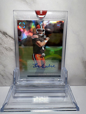 Panini 2025 Photogenic Football Dillon Gabriel Browns Rookie Auto Card #156 SN