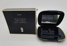 AVON Selectables Refillable Duo Compact - Mirrored