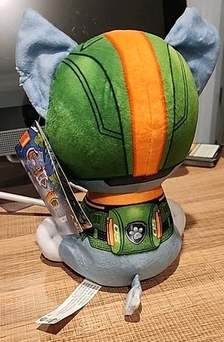 Paw Patrol Jungle Pups ROCKY 8" Peluche Animal Juguete Verde ¡Con Etiquetas! - Imagen 3 de 4