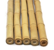 2ft-6ft-7ft Large Bamboo Canes Strong Thick Pole Garden Canes Plants Supports
