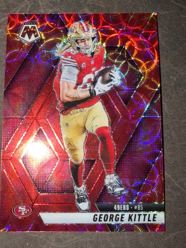 2025 Panini Mosaic - George Kittle #46 Red Scope Prizm San Francisco 49ers