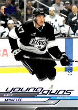 2024-25 Upper Deck Hockey Andre Lee Rookie Young Guns Deluxe 110/250 Card #482