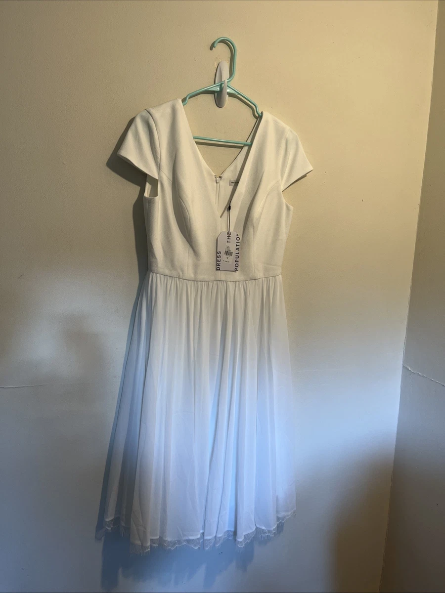 White Dress The Population Dresses for Women for sale