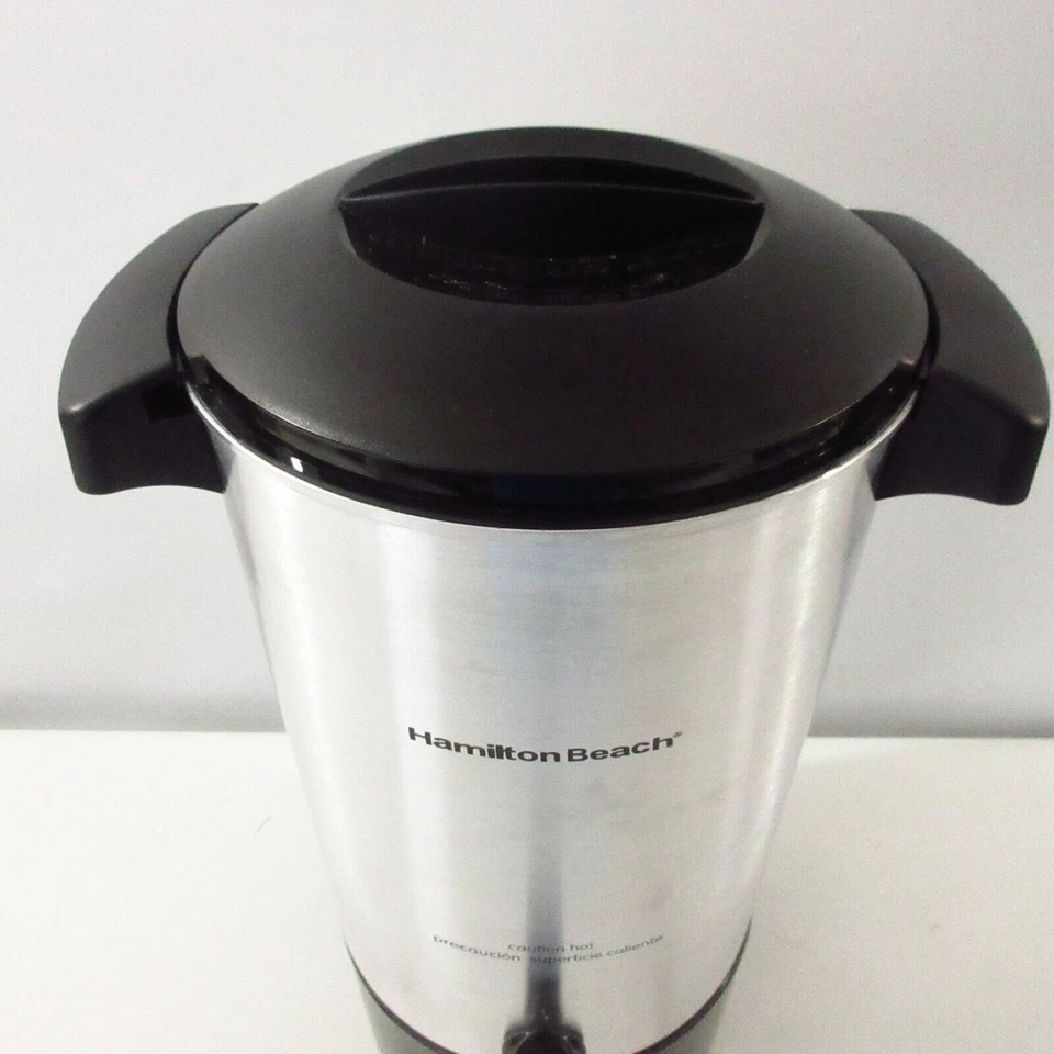 Coffee Urn 42 Cup Hot Beverage Dispenser Stainless Steel Office Meetings Church - Image 3 of 4