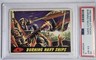 1962 MARS ATTACKS #6 Burning Navy Ships. PSA 6