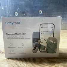 Babytone Baby Sleep Monitor with Base Station- Smart Sleep Sock, 