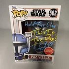 Funko Paz Vizsla #562 Star Wars - Autographed by Tait Fletcher - JSA CoA