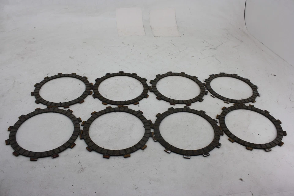 НОВЫЙ ИЗ СТАРЫХ ЗАПАСОВ КОМПЛЕКТ ФРИКЦИОННЫХ ПЛАСТИН СЦЕПЛЕНИЯ VESRAH 8 77-79 SUZUKI GS750 И 71-77 GT750 - Изображение 4 из 4