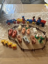 Duplo Traktor mit Anhängern/Bauernhoftiere