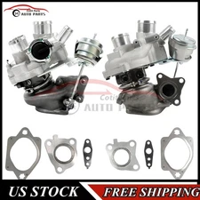 Pair Turbo Turbocharger w/ Gasket For Ford F150 Truck 2011-2012 3.5L V6 Ecoboost