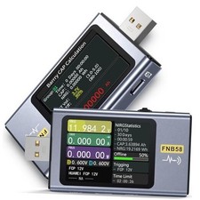   Upgraded Model USB Tester with Bluetooth, USB Power Multimeter 4-28V 7A LCD