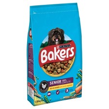 Bakers Senior Chicken & Veg Dog Food Dry 2.85kg 8.07 per kilo