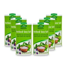Herbed Sea Salt Pack of 6 Organic Natural Seasoning 8.8 Ounce Healthy Flavor