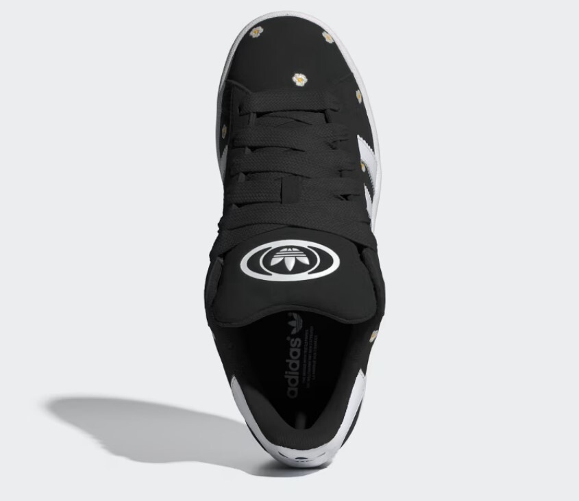 ★adidas★ Campus 00s W Black IF9640 Adidas Women's Campus 00's 'Core Black Floral' - IF9640