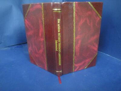 Eine Verk?Rzte Methode Toussaint-Langenscheidt 1913 By Sebottendorf Leatherbound