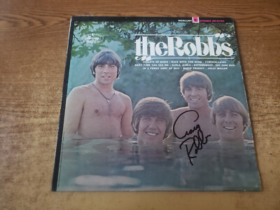 HAND SIGNED CRAIG ROBB 1960s COVER IS VG+ & MINT-EXC LP The Robbs 61130 LP33