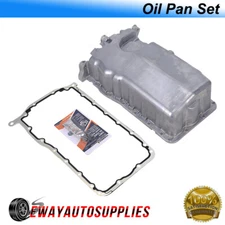 Engine Oil Pan & Gasket for 98-06 VW Volkswagen Beetle Golf Jetta 1.9L 2.0L TDI