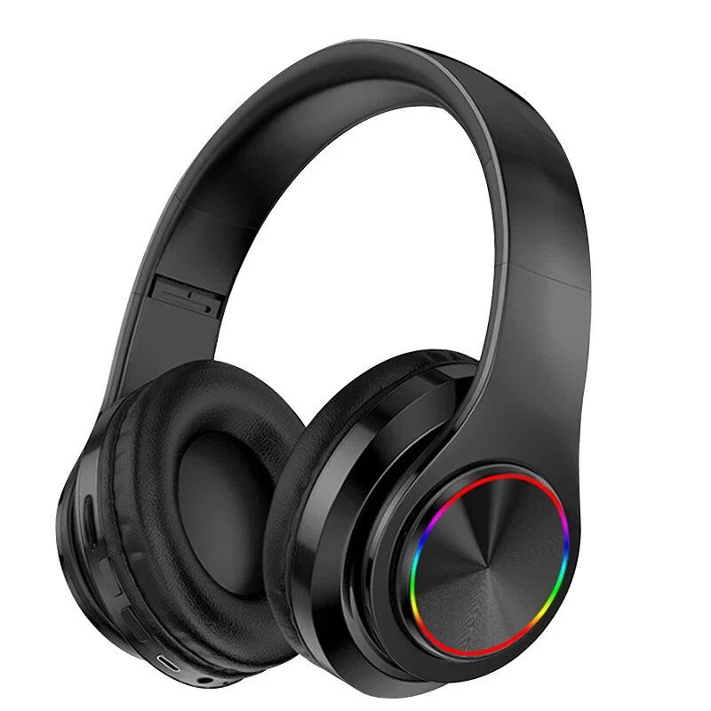 Wireless Bluetooth 5.0 Headphones Headset Over-Ear MIC Foldable TF Card For All_voghion.com