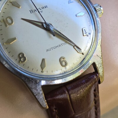 Vintage BAYLOR men's automatic watch PUW 570 Germany 1950s | eBay