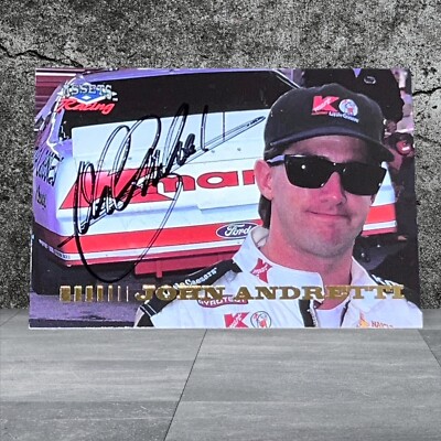 John Andretti VINTAGE NASCAR autographed card 1995 CLASSIC ASSETS RACING #16