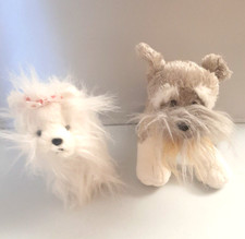 Webkinz Puppy Dog Plush Lot Schnauzer Yorkie