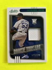 2021 Panini Absolute Cristian Javier Rookie Threads Patch Card #RT-CJ 122/199