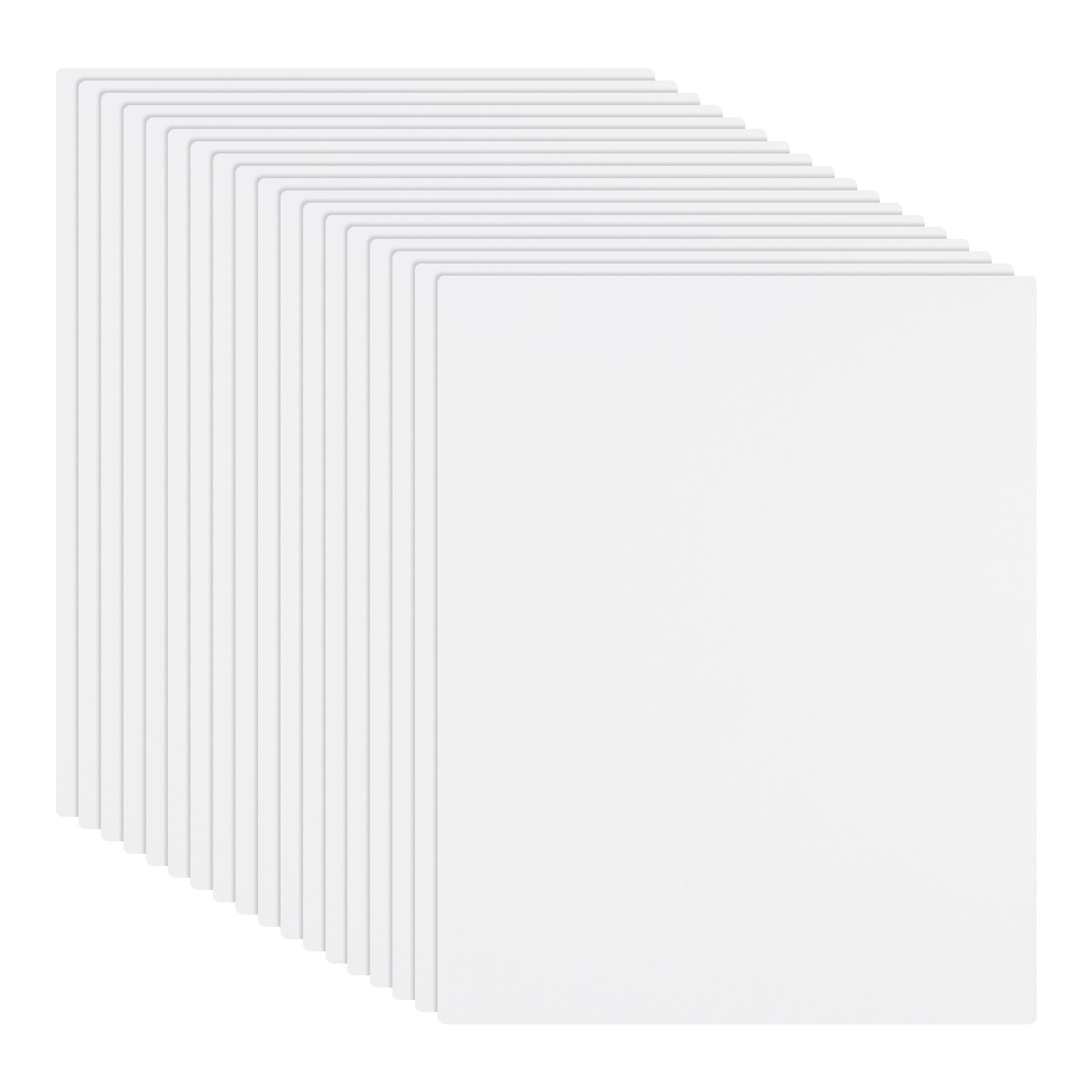 25 PCS Foam Board 16x20 Inch, White Foam Board 1/8 Inch Thick Foam Poster Board