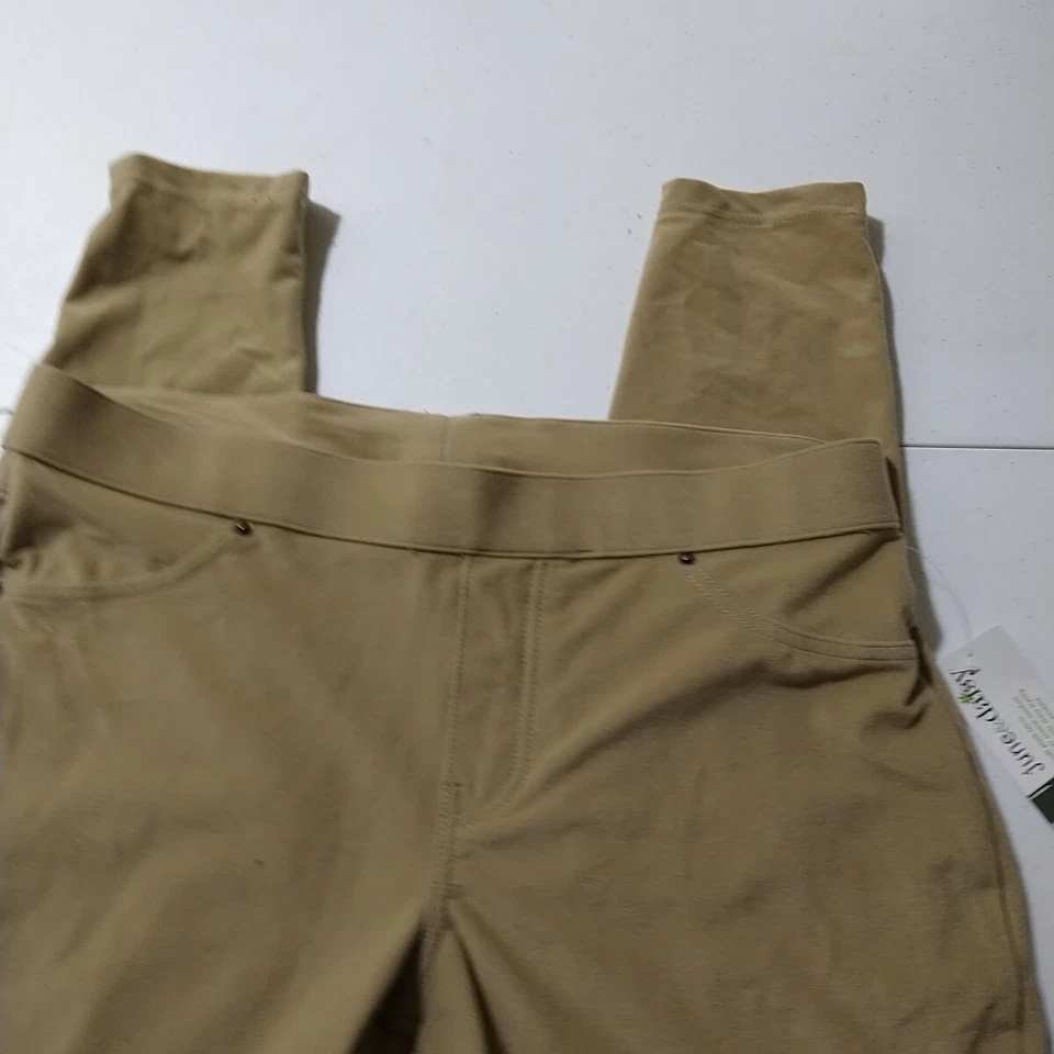 Leggings de mezclilla June & Daisy talla L color caramelo nuevos con etiquetas Foto 3 de 4