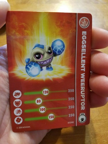 Skylanders Trap Team Giants Spyro's Adventure Swap Force Trading Cards Stats - Picture 49 of 256
