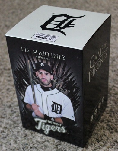 Detroit Tigers J.D. Martinez Bobblehead Game of Thrones HBO Baseball