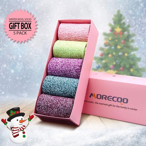Womens Socks Winter - Christmas Gifts for Women - Thick Wool Soft Warm Fuzzy ... - Picture 2 of 7