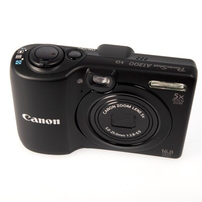 【激レア美品】Canon PowerShot A1300 ブラック　単3電池駆動 PowerShot A1300 - Canon Camera Museum