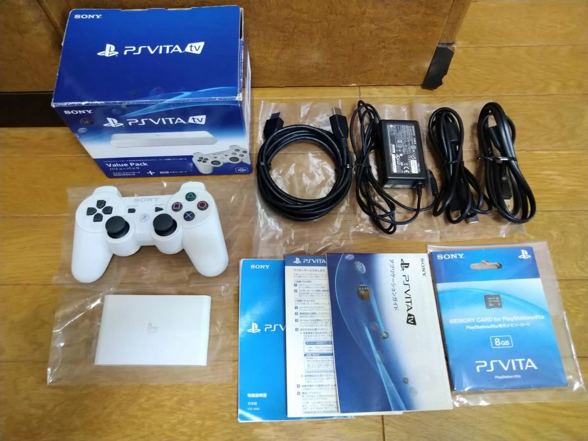 PlayStation Vita TV Value Pack VTE-1000AA01 2013 White | eBay