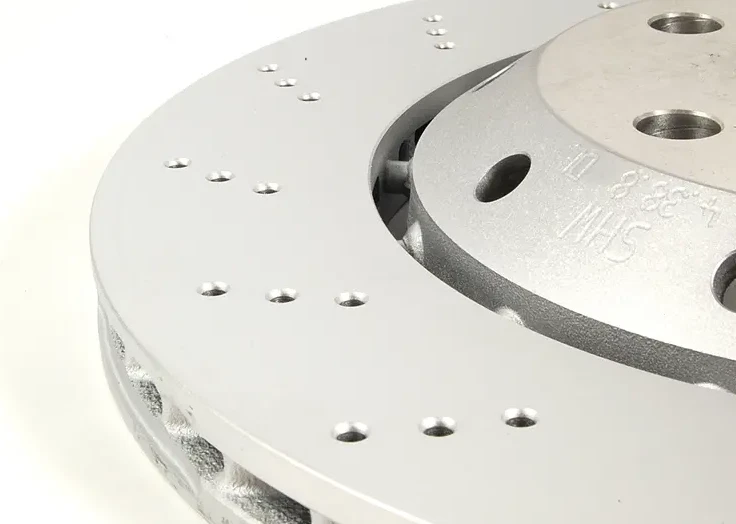 DISCO FRENO TRASERO IZQUIERDO VENTILADO AUDI RS4 AVANT QUATTRO B7 8E0615601AB NO🇺🇸DEBERES Foto 2 de 4