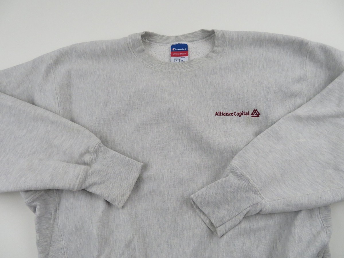 Vintage 90s Champion Reverse Weave Financial Crisis Finance