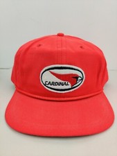 Vintage USA MADE Cardinal Patch Trucker Hat Strapback Dad Cap New NOS NWOT